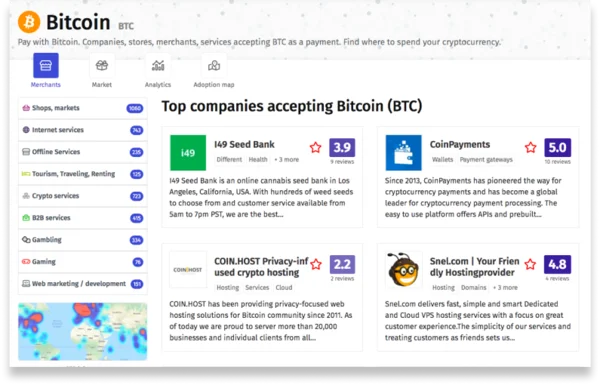 Bitcoin page