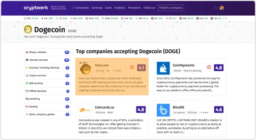 Coin page