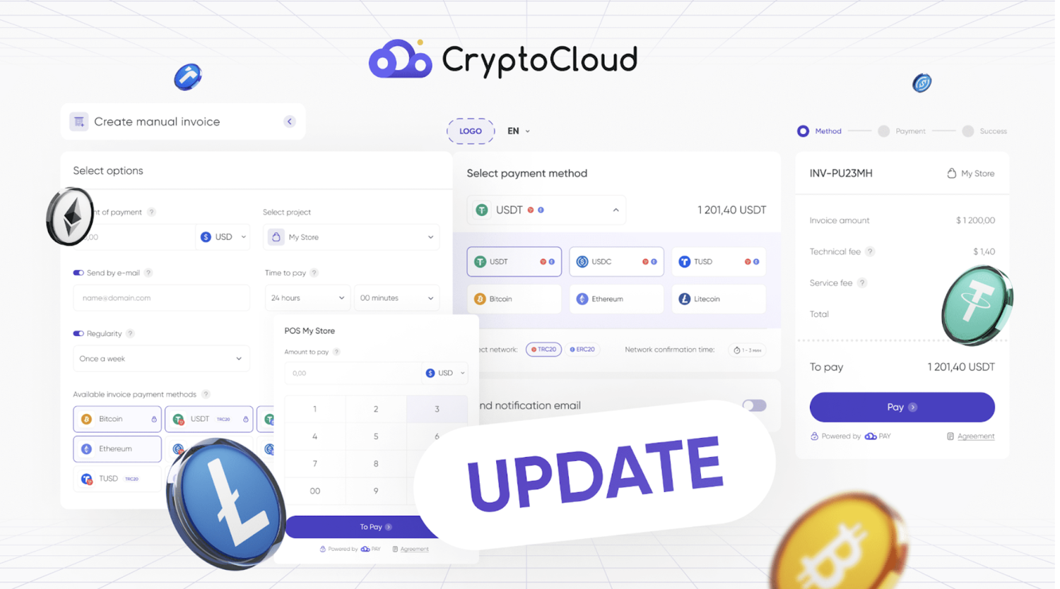 Payment Gateway CryptoCloud Announced New Service Features